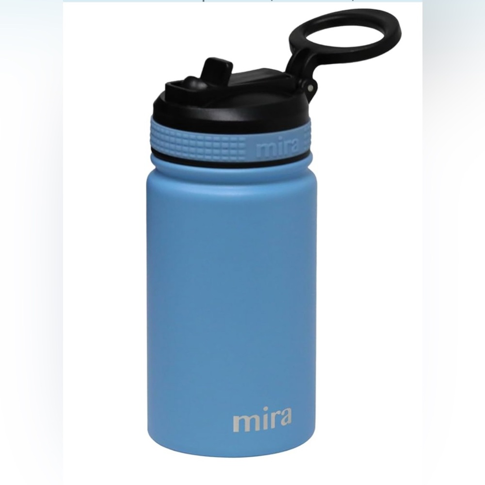 MIRA 12 oz Water Bottle, Straw Lid, Vacuum Insulated Stainless Steel Thermo
